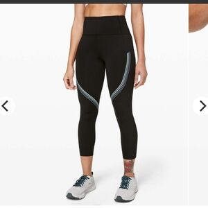 Lululemon Speed Limit Crop 23"  Black Size 2